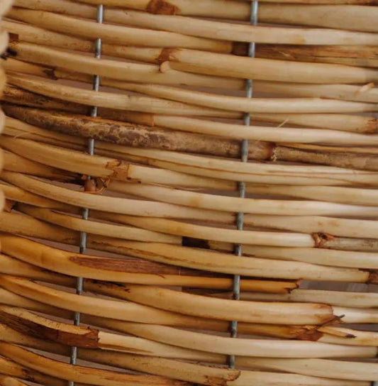 Woven Wicker Cylindrical Basket Planter (3 Sizes) by Will's Company