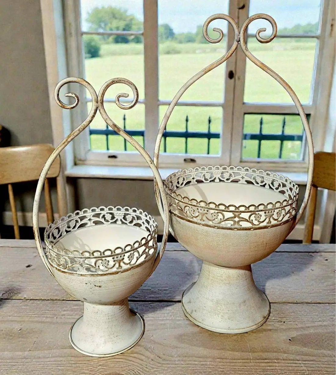 Ironcrest Planters (Set of 2) by Wholesale Home Decor