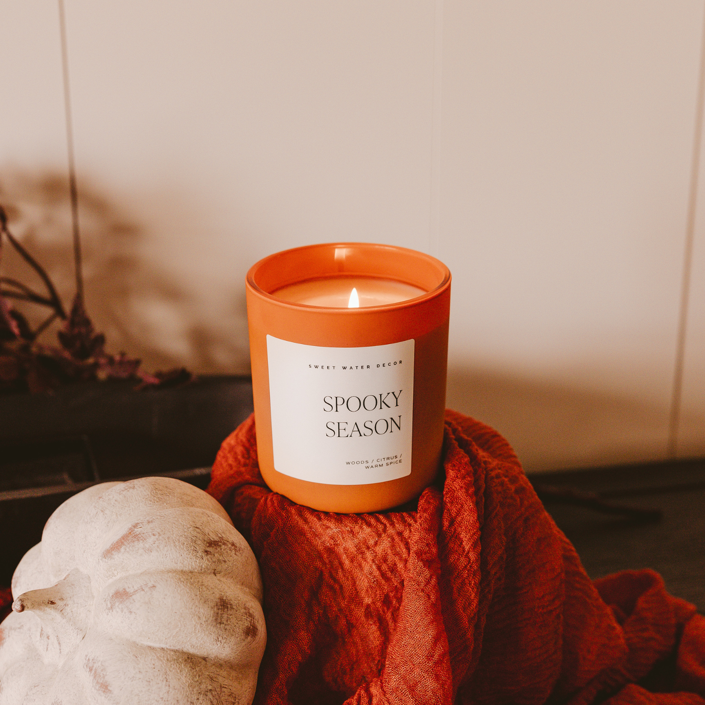 Spooky Season Soy Candle - 15 oz Matte Jar