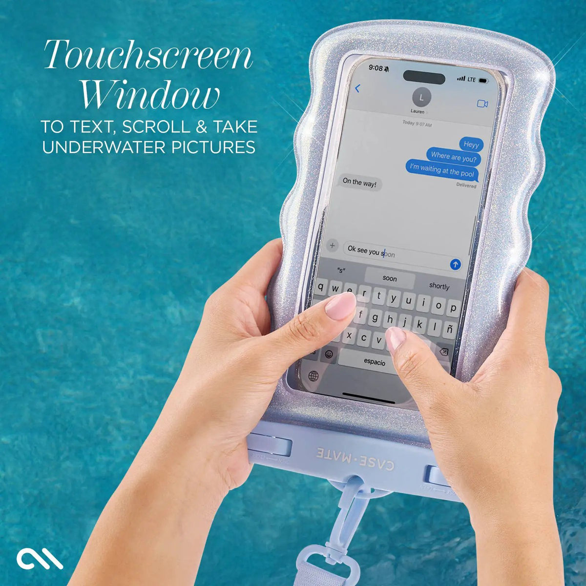 Case-Mate Wavy Waterproof Floating Phone Pouch by Case-Mate