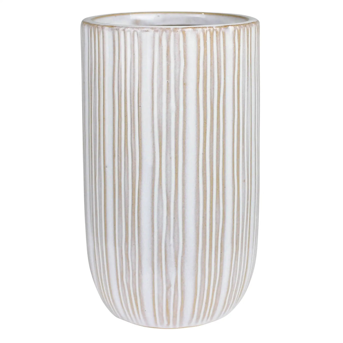 Ceramic Vase w/Stripes by HomArt