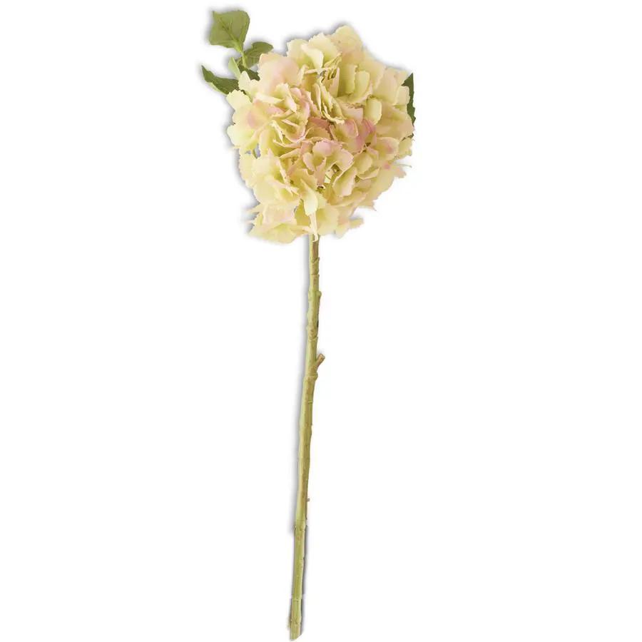 20" Soft Yellow Real Touch Hydrangea Spray by 49th & Magnolia