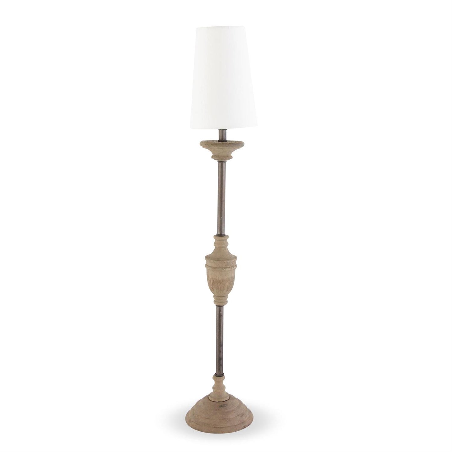 Light Mango Wood & Metal Buffet Lamp - 49th & Magnolia