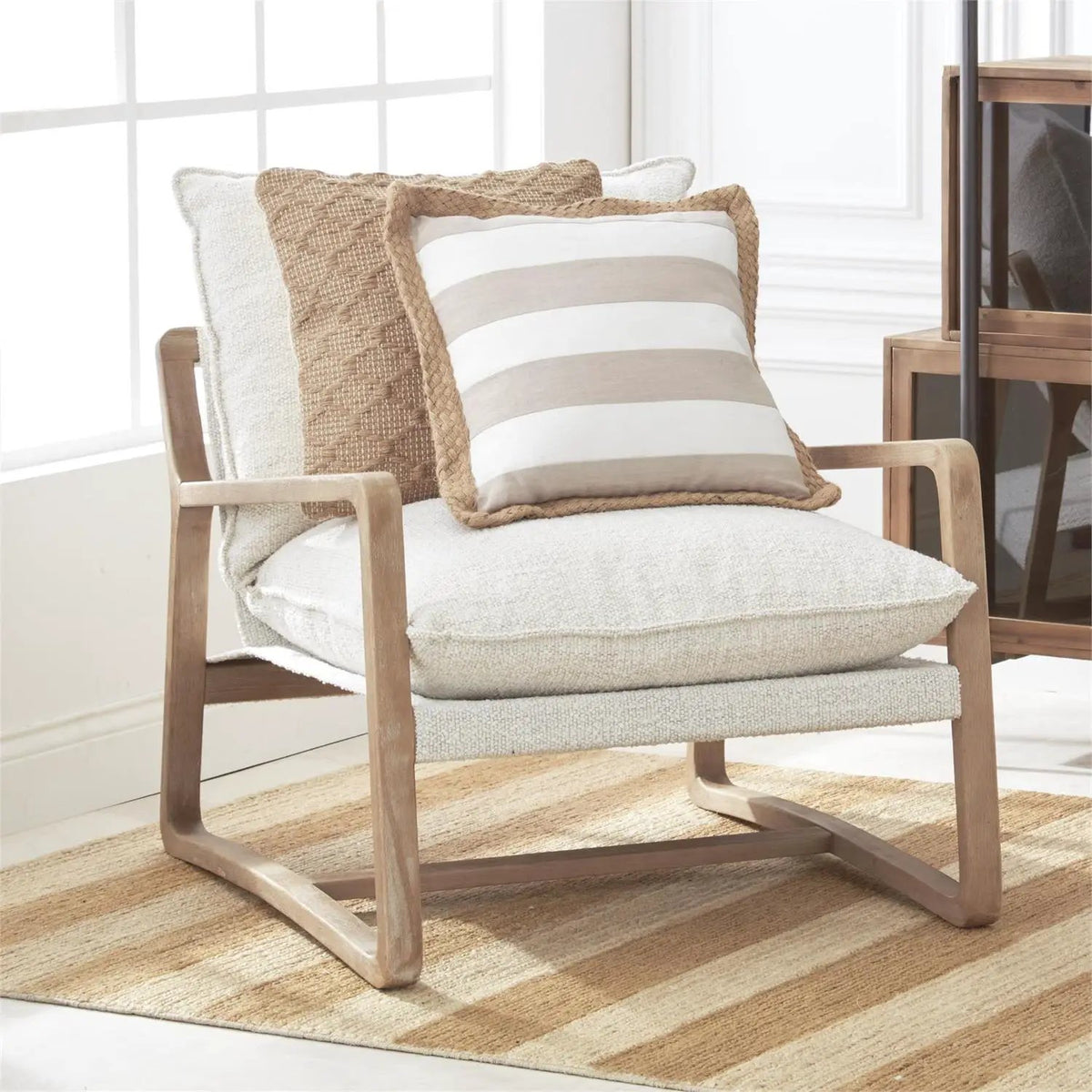Merino Pearl Accent Chair w/Performance Fabric by 49th & Magnolia