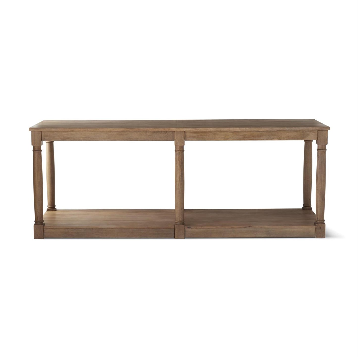 Palm Springs Mango Wood 2 Tier Console Table - 49th & Magnolia