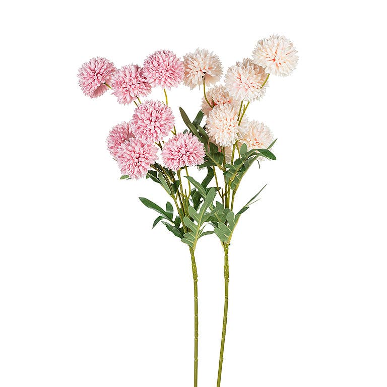7 Ball Chrysanthemum Flower Stem - 49th & Magnolia