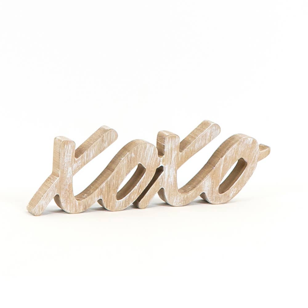 XOXO Wood Sitter - 49th & Magnolia