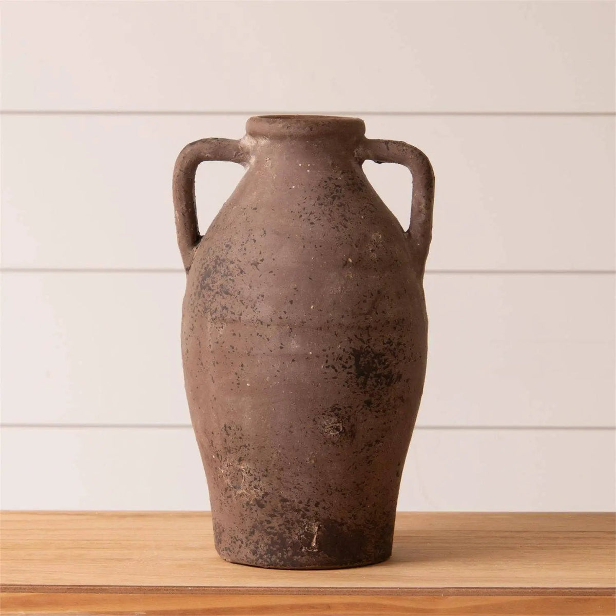 Weathered Tuscan Vase With Handles by Audrey's