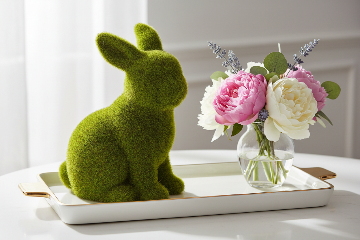 Moss Bunny Sitting