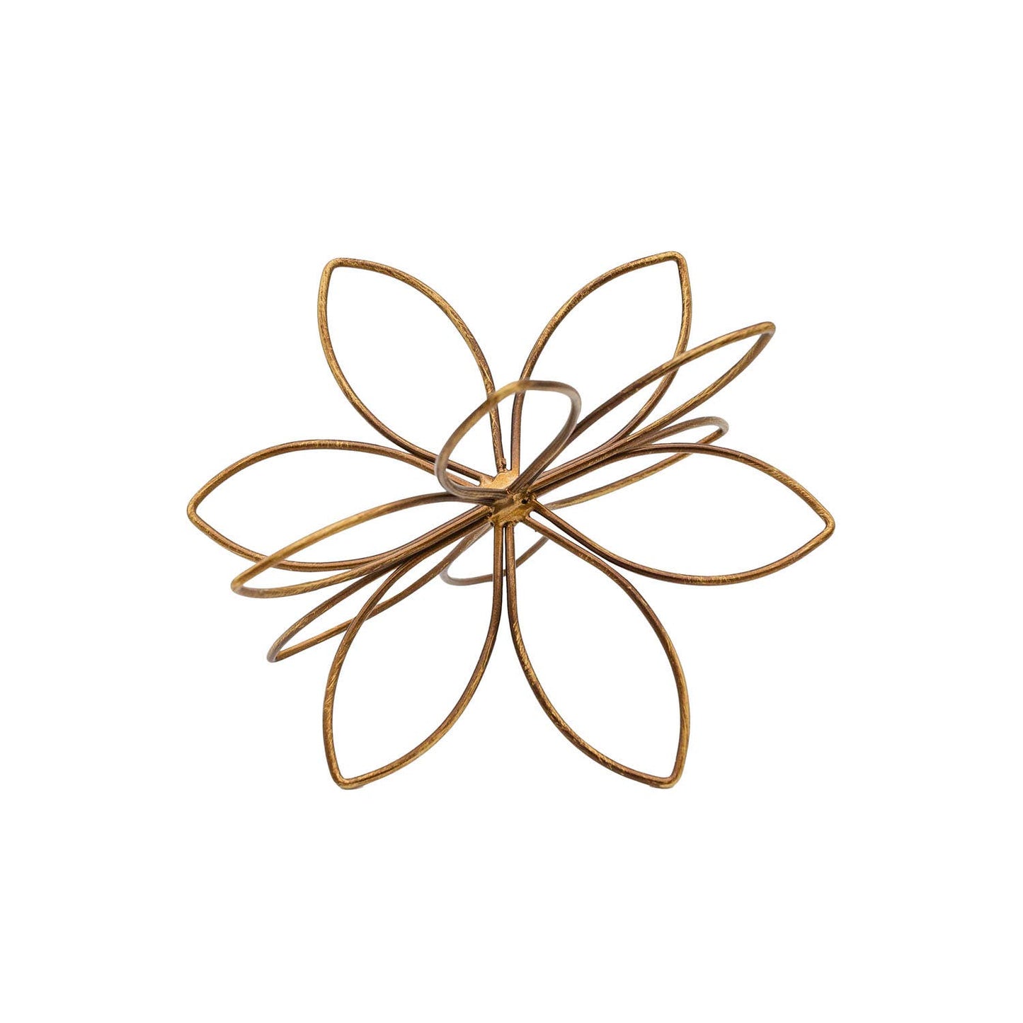 Bohdi Flower Metal Wire Decorative Accent Bronze - 49th & Magnolia