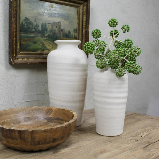 Stoneware Vase (2 Sizes) by HomArt