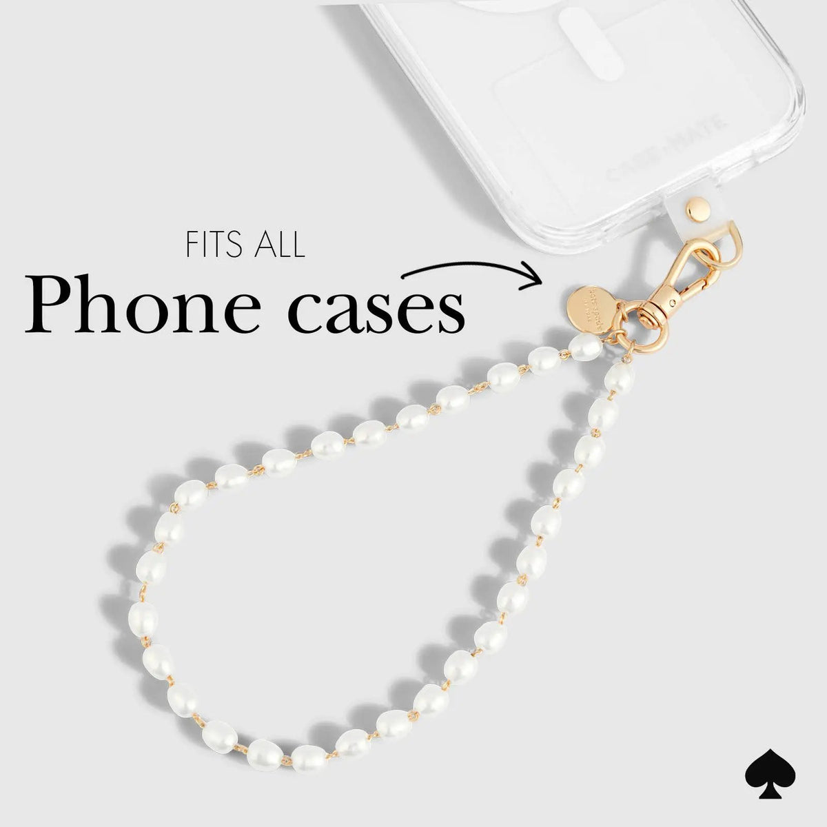 Kate Spade New York Phone Charm Sea Pearl by Case-Mate