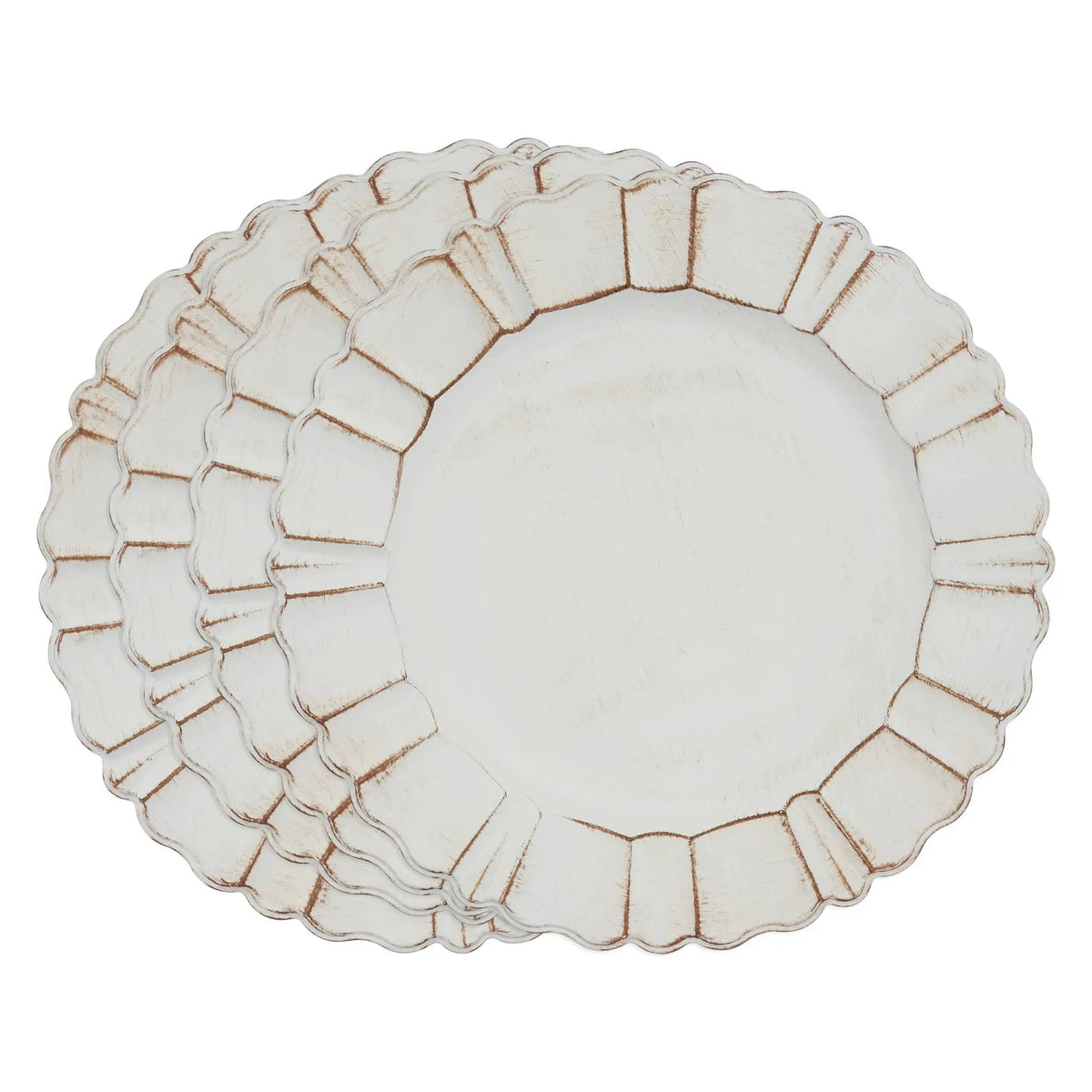 Scalloped Ruffled Charger by Saro Lifestyle