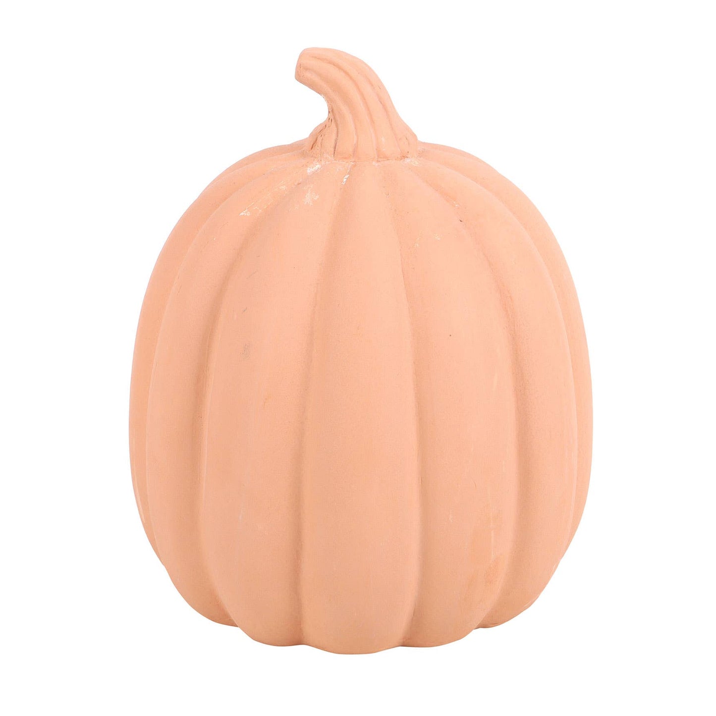 6" Terracotta Halloween Pumpkin Decoration