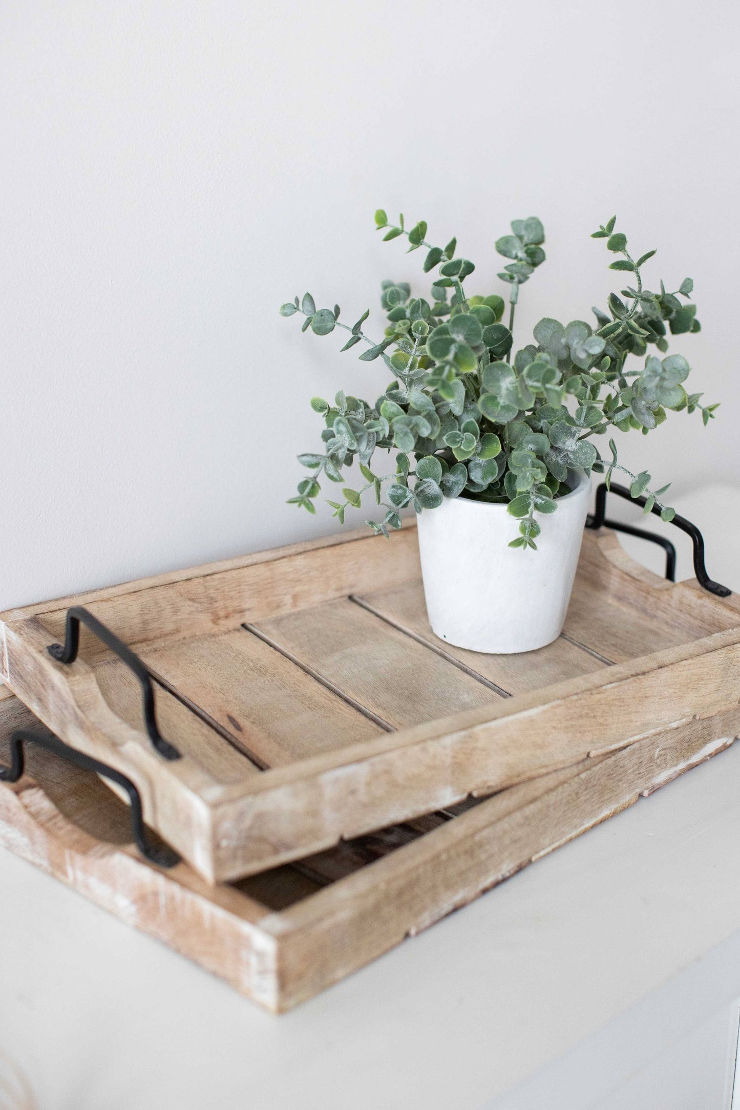 Mango Wood Nested Trays (Set of 2) - 49th & Magnolia
