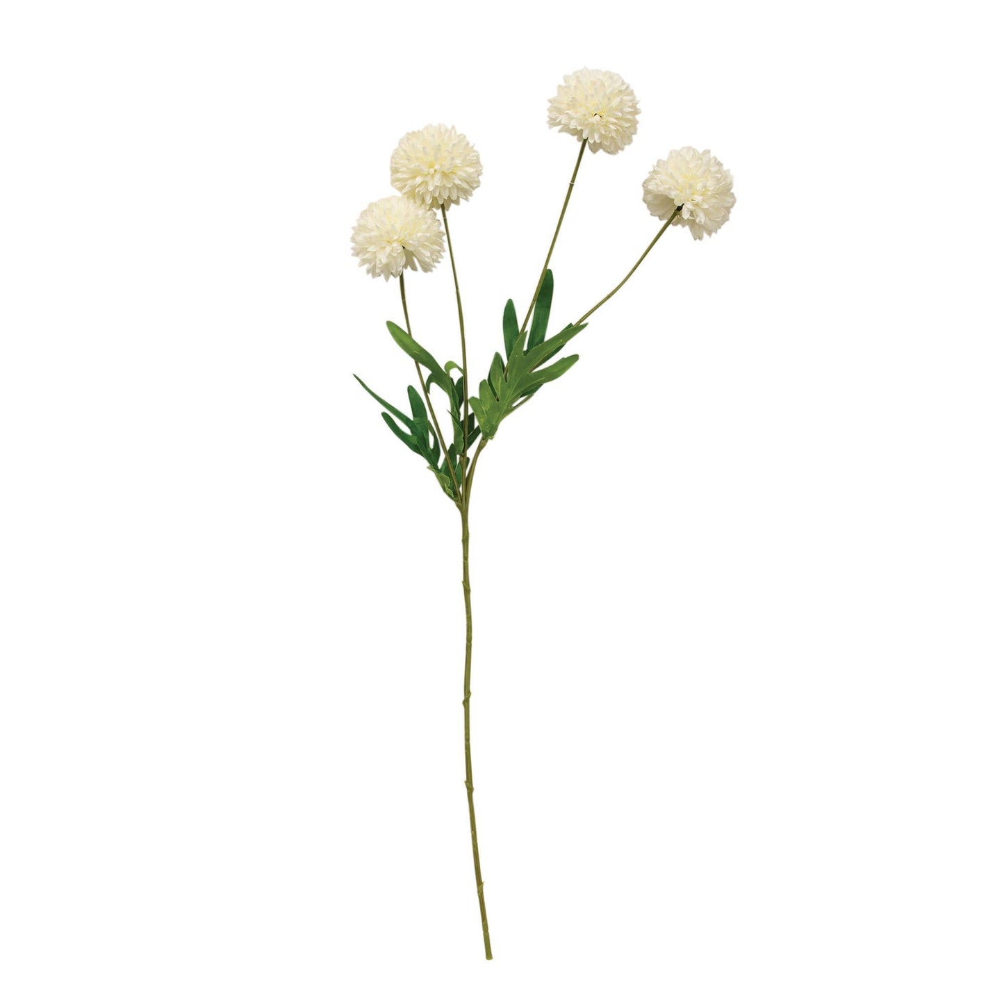 White Chrysanthemum Ball Spray - 49th & Magnolia