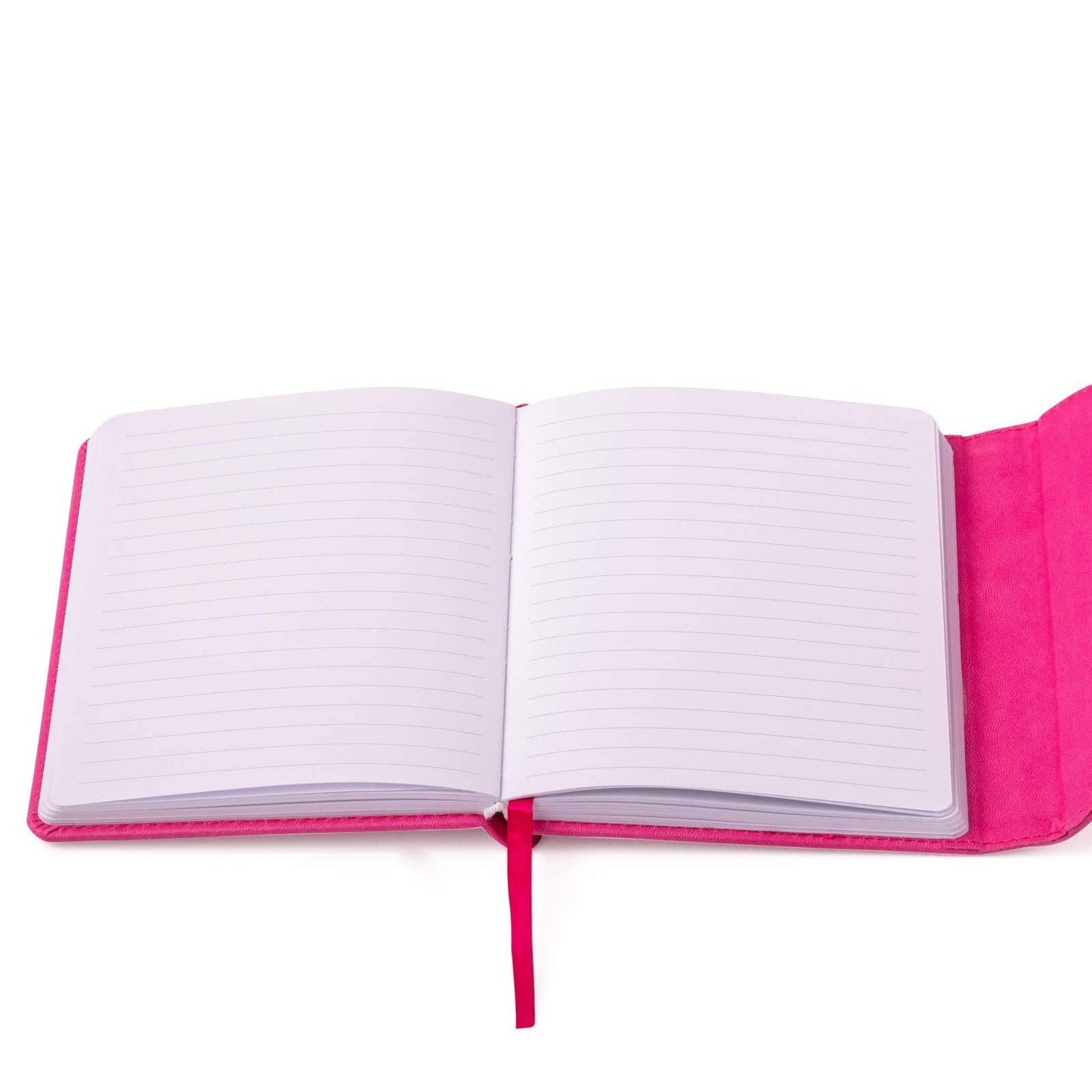 Hot Pink Heart Flap Journal