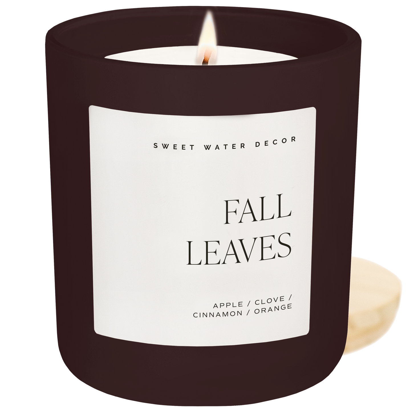 Fall Leaves Soy Candle - 15 oz Matte Jar
