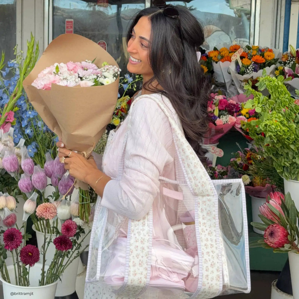 Case Mate Quilted Ditsy Floral Jelly Tote Bag by Case-Mate