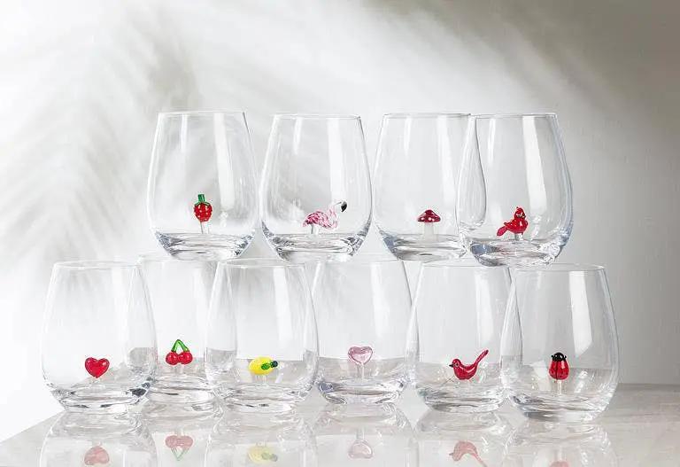 Heart Icon Stemless Wine Glass (20oz) by Abbott