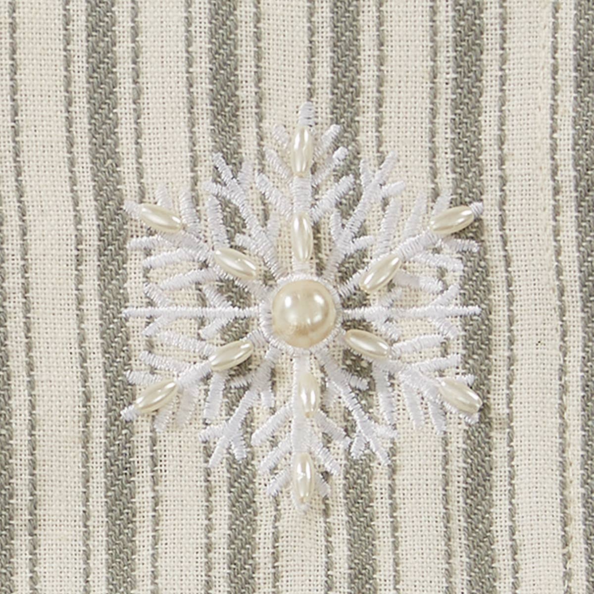 Snowfrost Embroidered Napkin - 49th & Magnolia