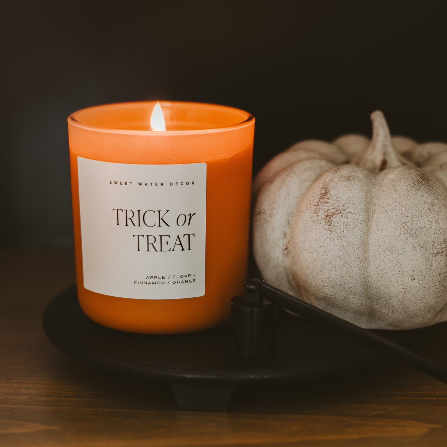 Trick or Treat Soy Candle - 15 oz Matte Jar