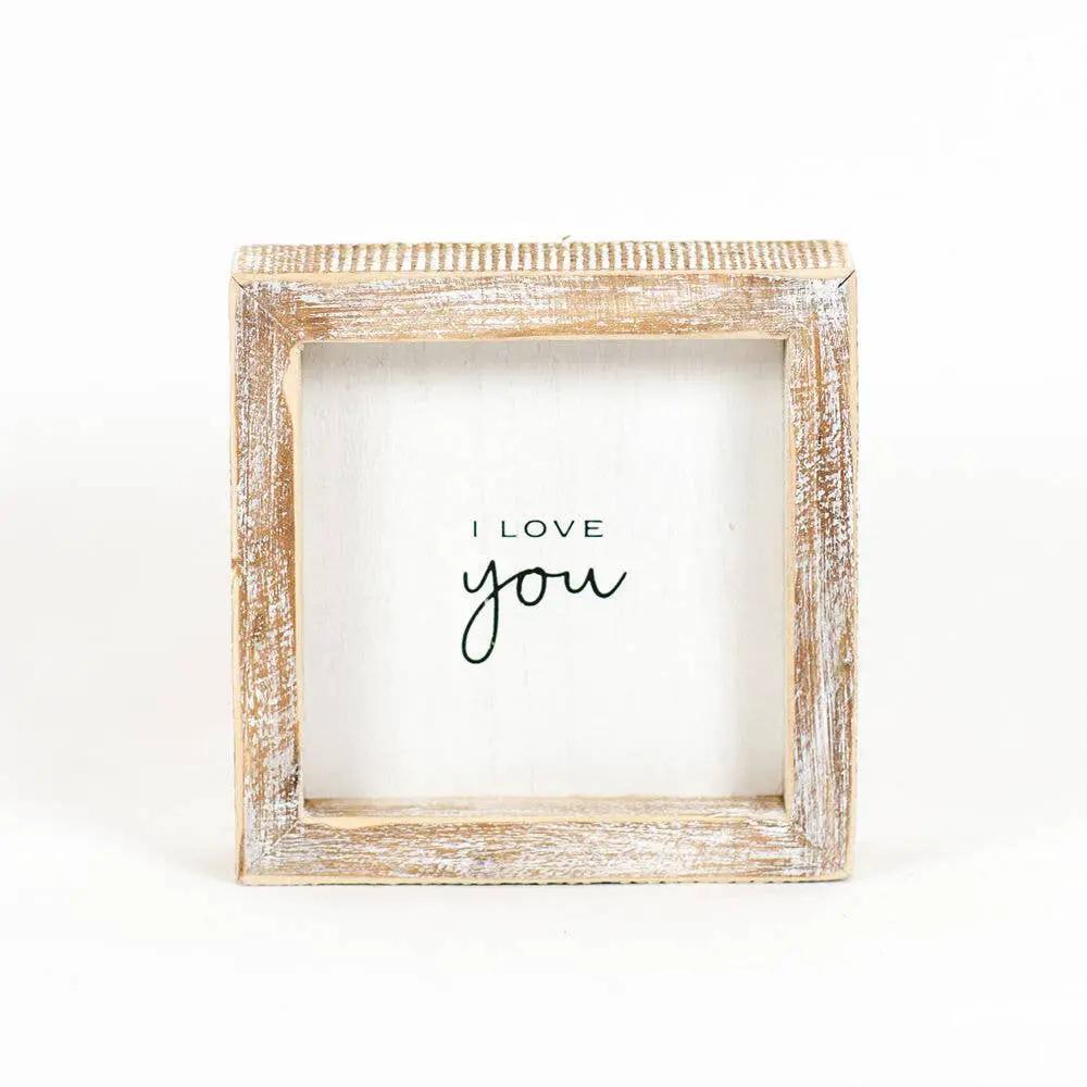 "I Love You" Sign by Adams & Co.