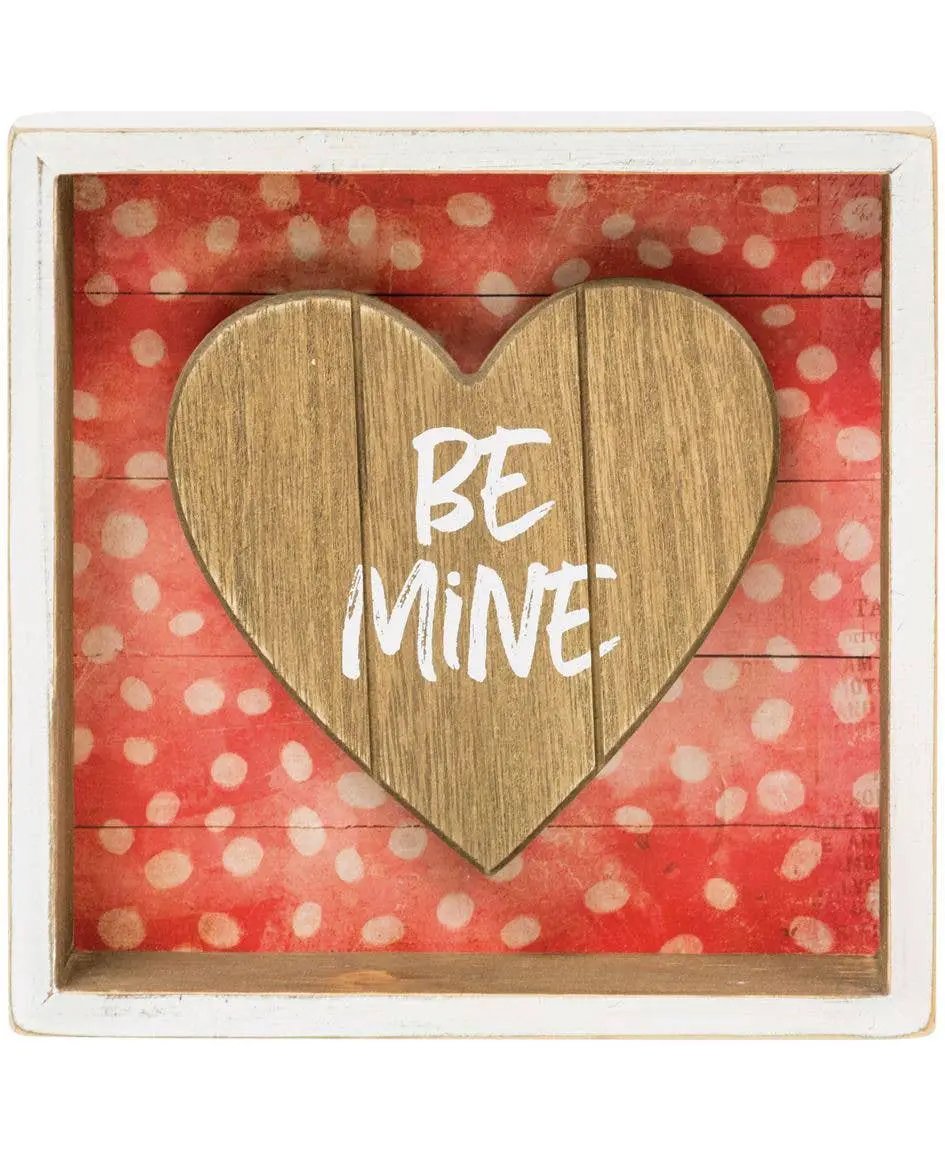 Valentine Shadow Box Sign by CWI Gifts