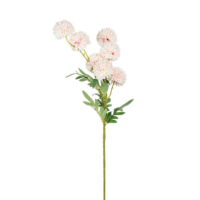 7 Ball Chrysanthemum Flower Stem - 49th & Magnolia