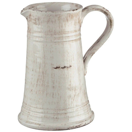 GLAZED CERAMIC PITCHER by Sullivans Home Decor