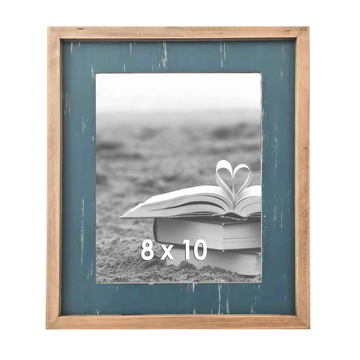 8 x 10 Teal Blue Hanging Photo Frame by VIP Home & Garden