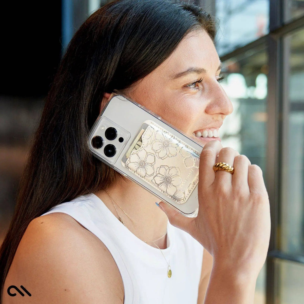 Floral Gems MagSafe Wallet by Case-Mate