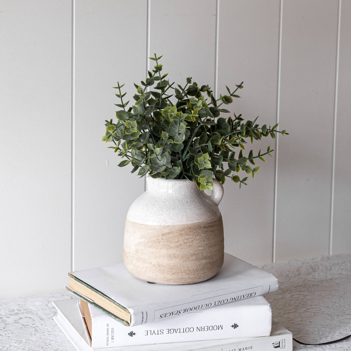 Maryjane Stout Decorative Pitcher Ceramic Vase