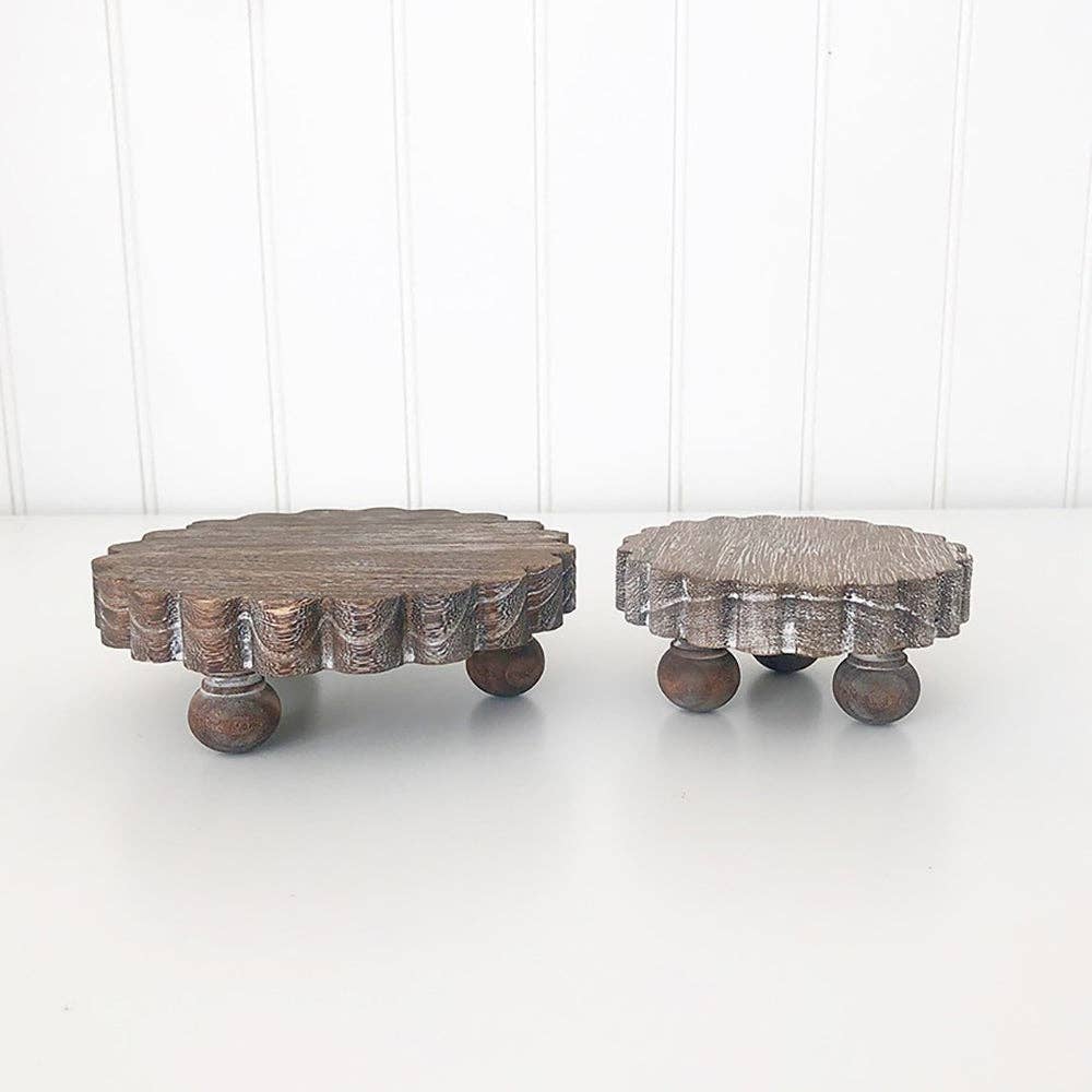 Mini Scalloped Risers (Set of 2) - 49th & Magnolia