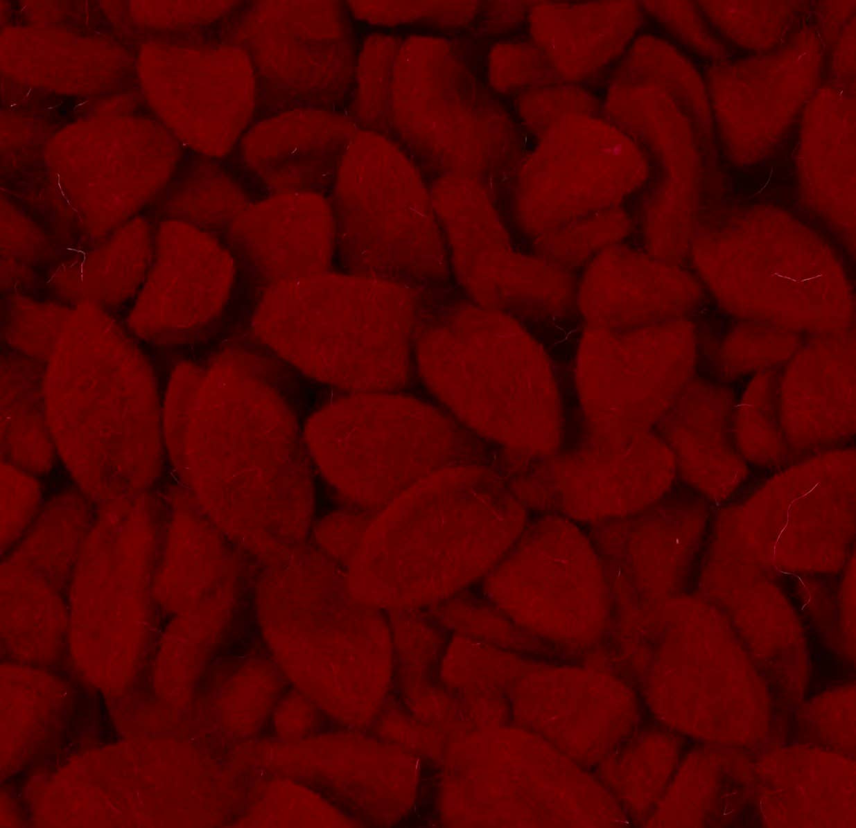 Hand Felted Wool Pillow- Red Heart on Cream - 20" - 49th & Magnolia