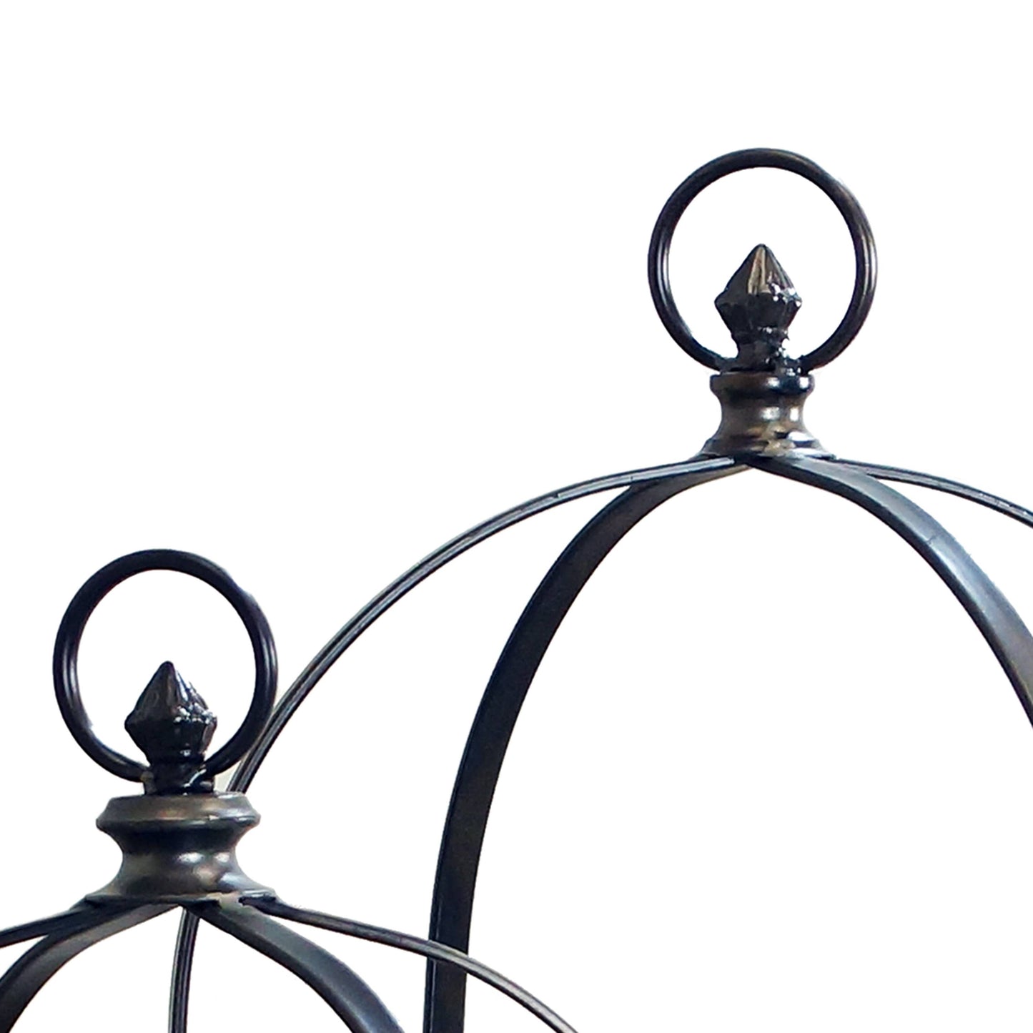 Black Metal and Wood Lanterns