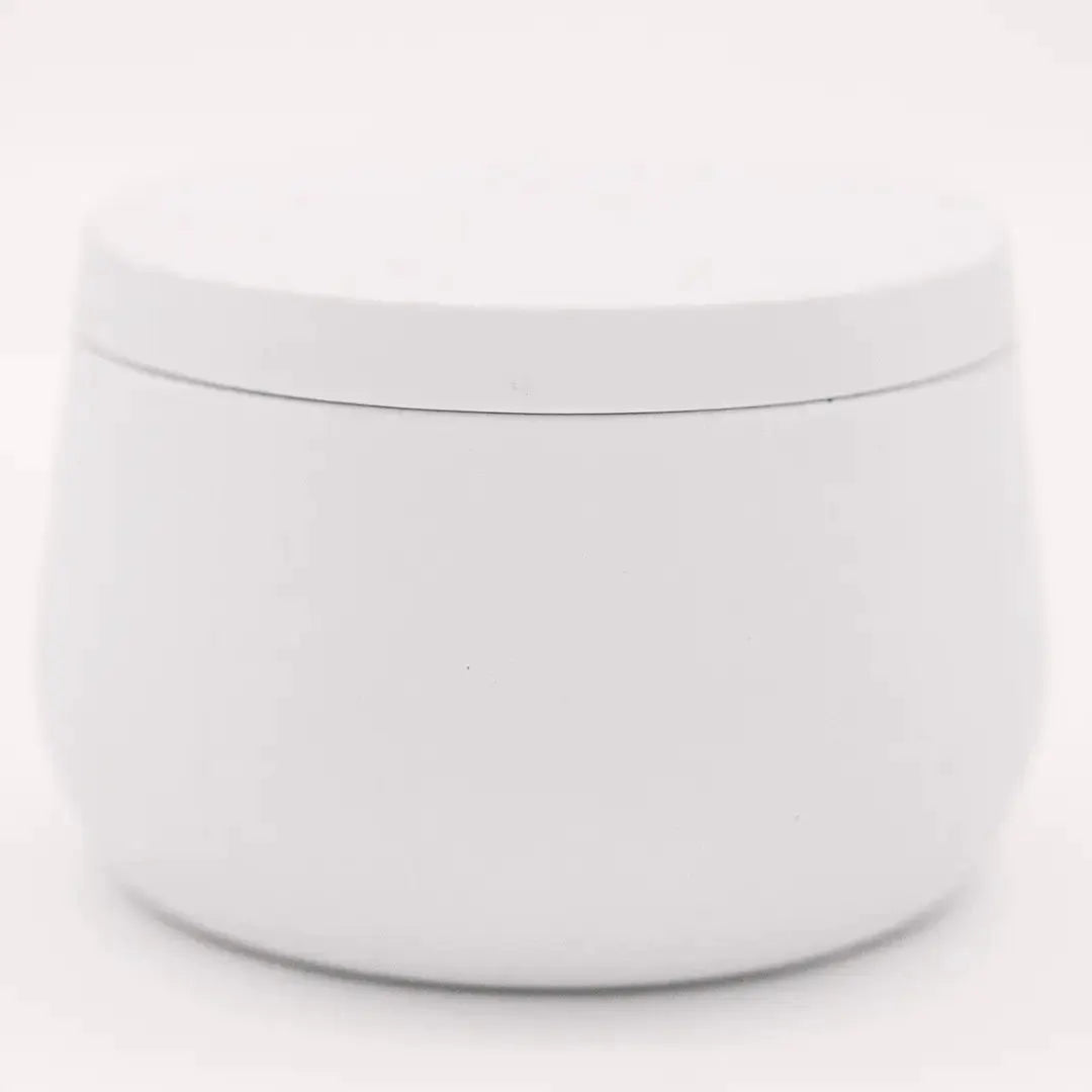 8oz 49th Home For The Holidays White Tin Candle by River Burch