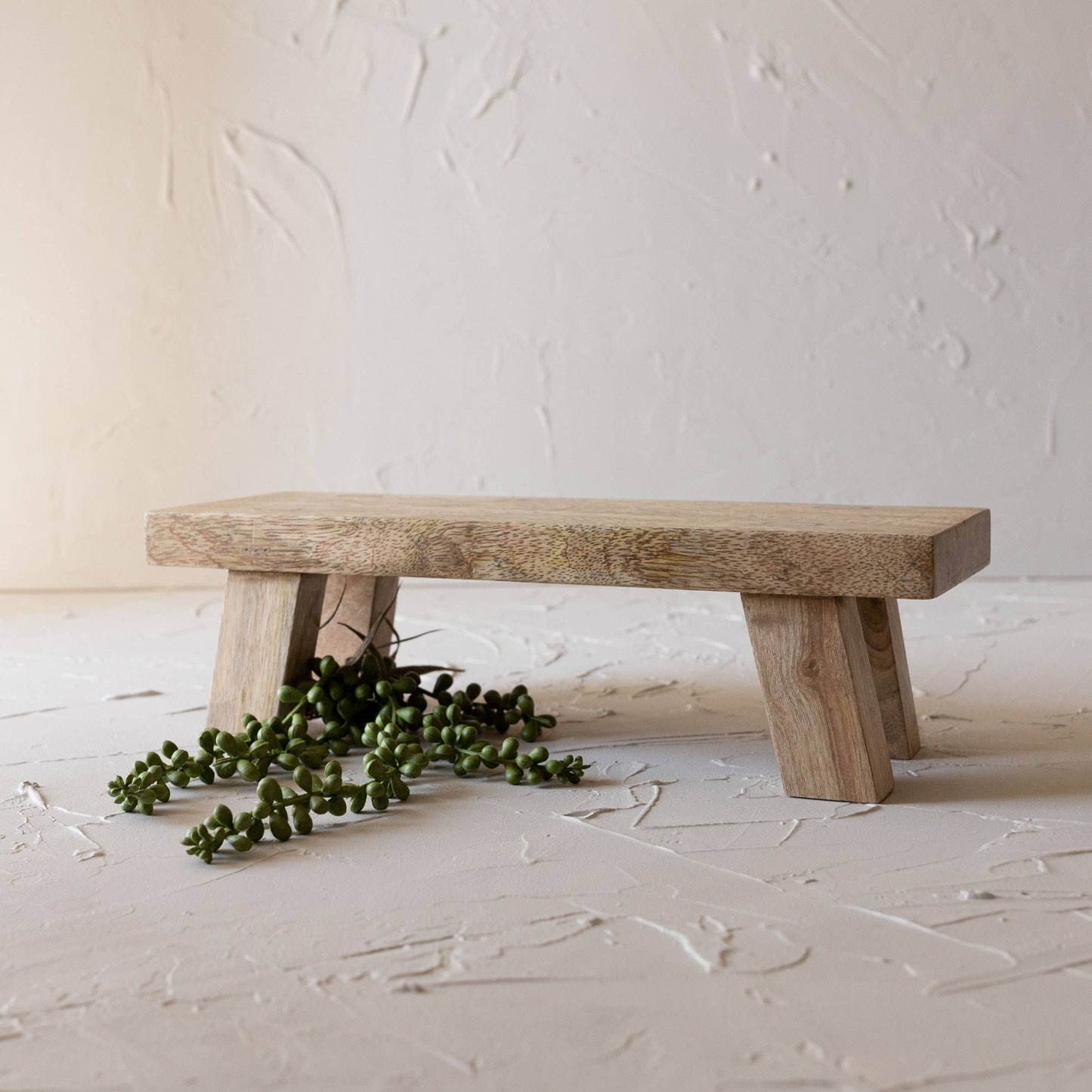 Hazel Footed Mango Wood Riser