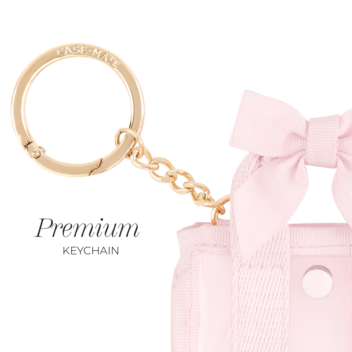 Tini Tote Keychain Charm - Ballet Pink