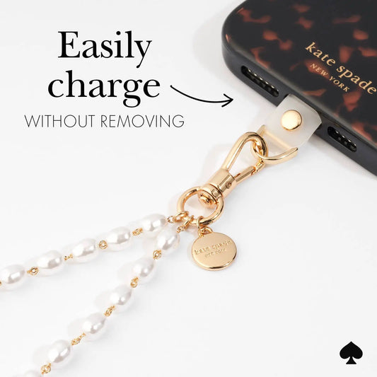 Kate Spade New York Phone Charm Sea Pearl by Case-Mate