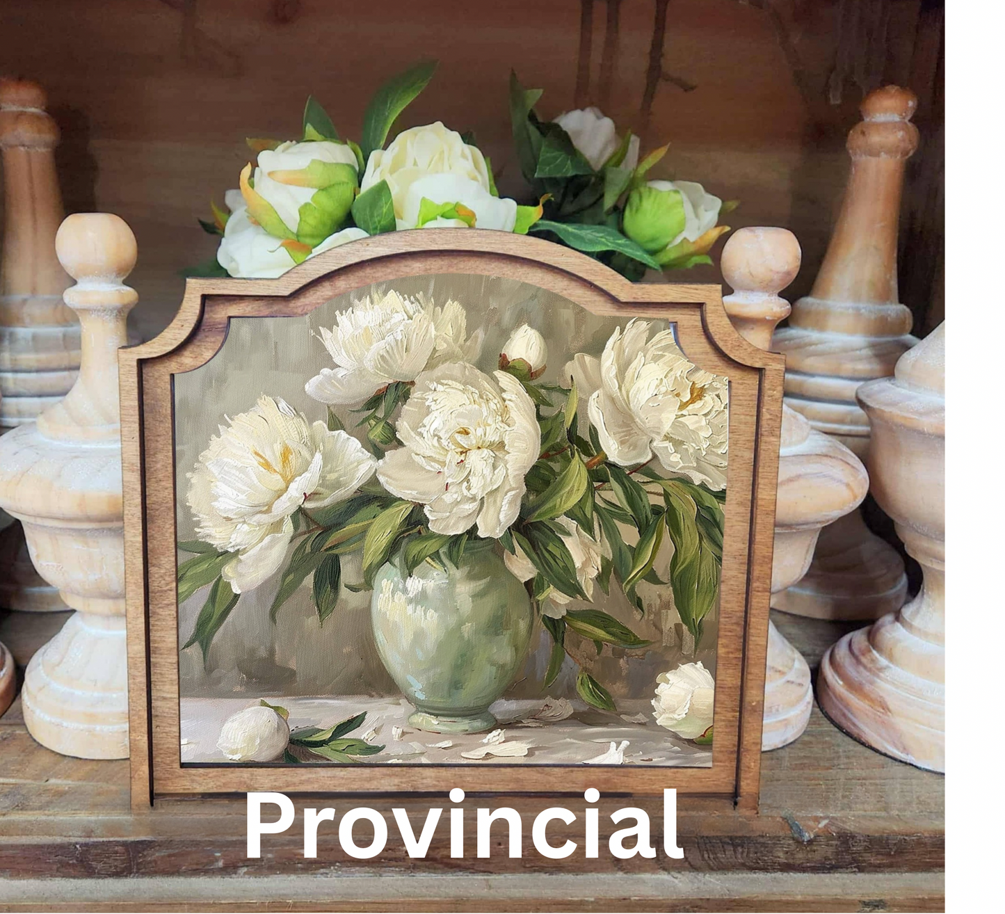 Provincial Muted Peony Framed Art
