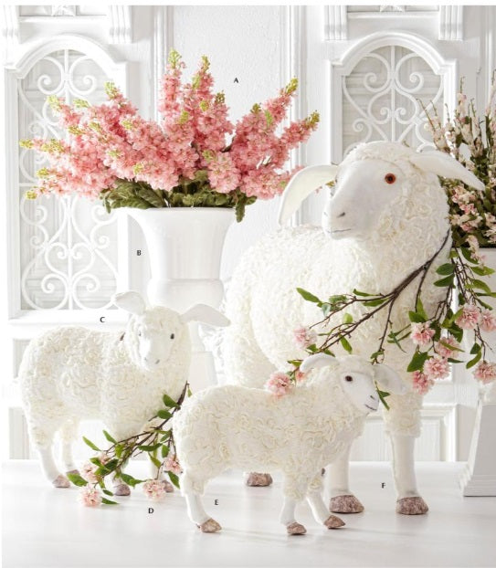 30 Inch Pink Stock Flower Stem - 49th & Magnolia