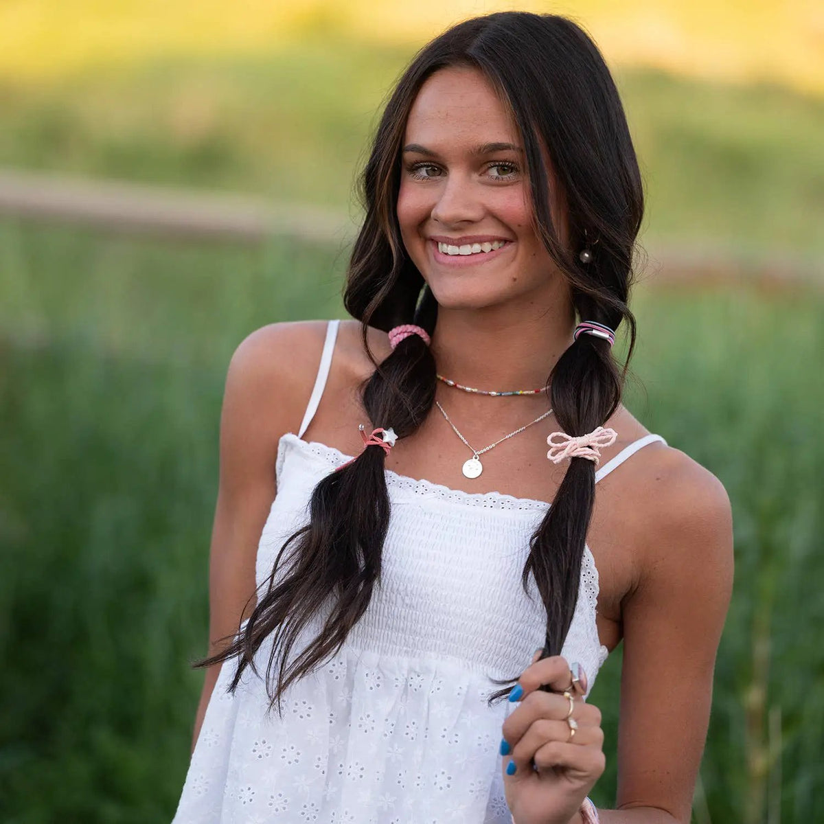 "Wish" Silver Star Hair Tie Bracelets by K'lani hair tie bracelets