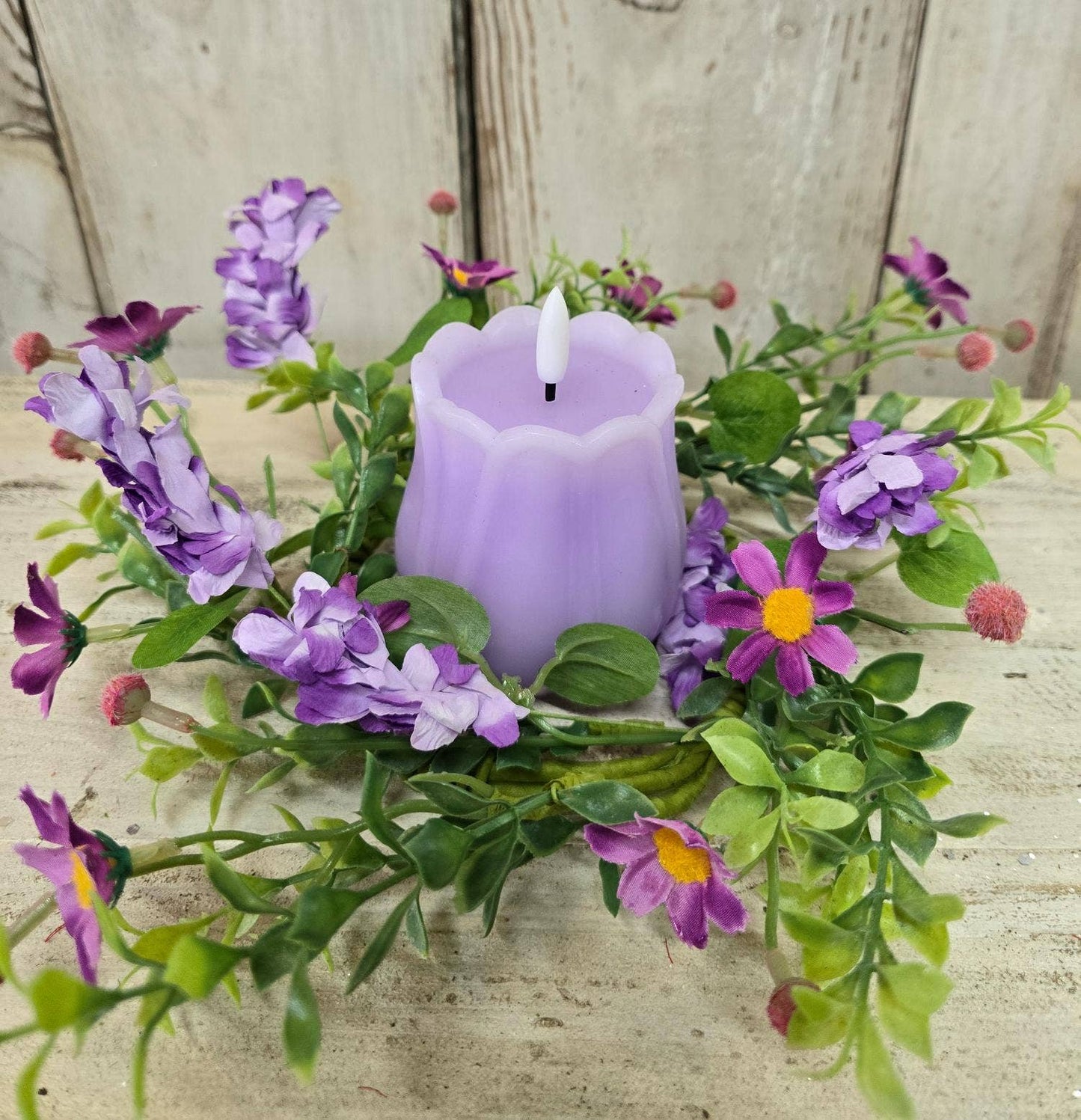 Lavender Sky 4.5in Candle Ring