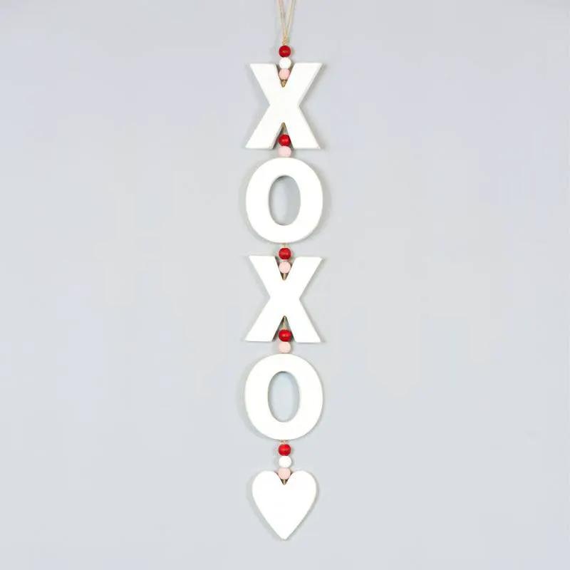 XOXO Valentine Wood Garland by Adams & Co.