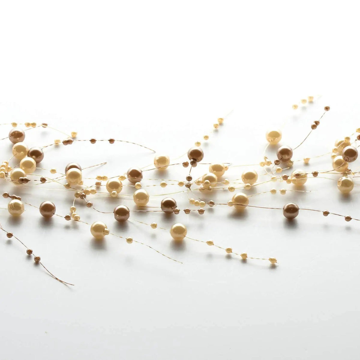 SOFT GOLD BEAD GARLAND by Sullivans Home Decor