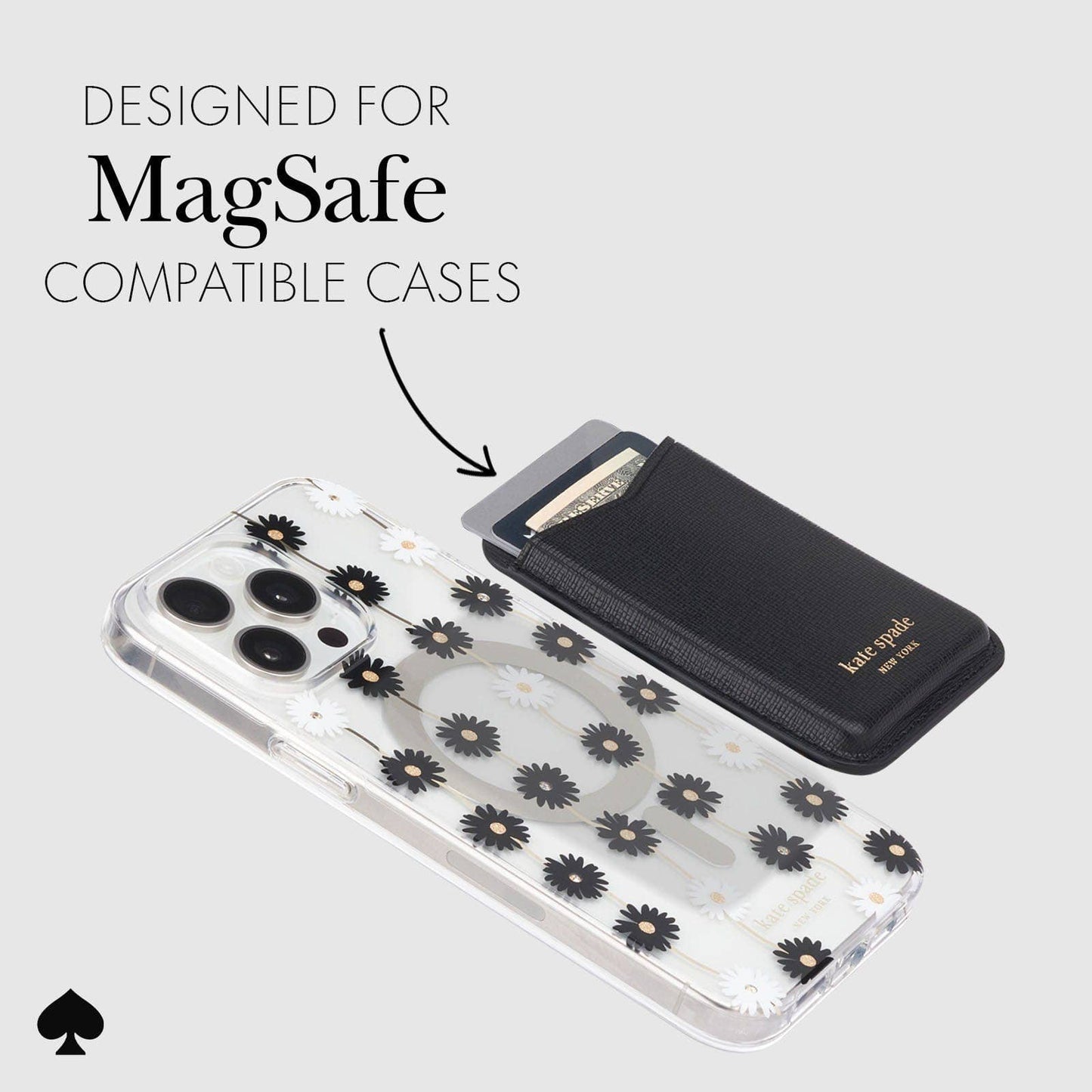 Kate Spade New York Wallet MagSafe Black
