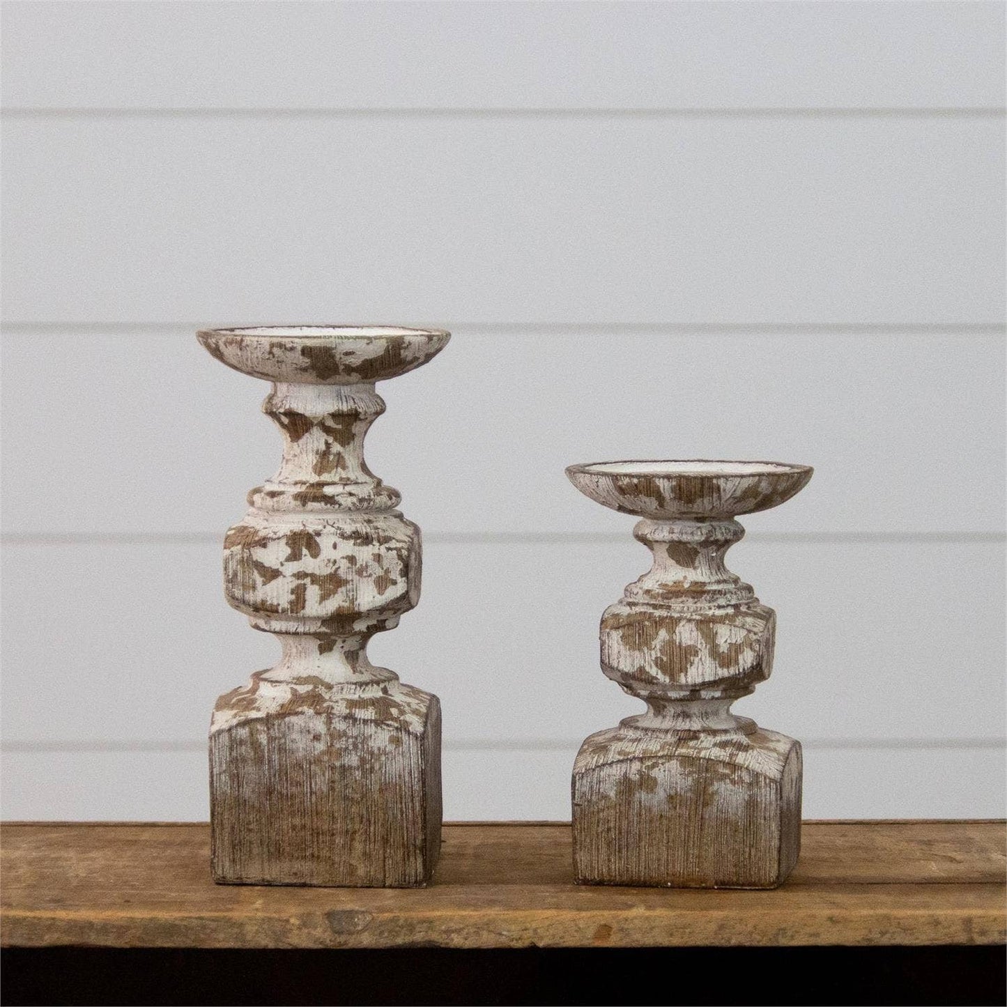Chippy Candle Holders (Set Of 2) - 49th & Magnolia