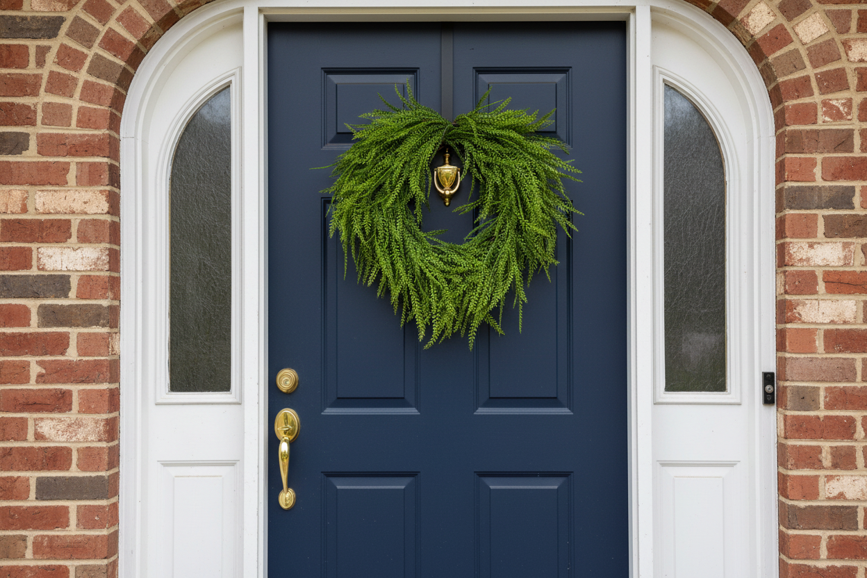 28" BEADED GRASS WREATH