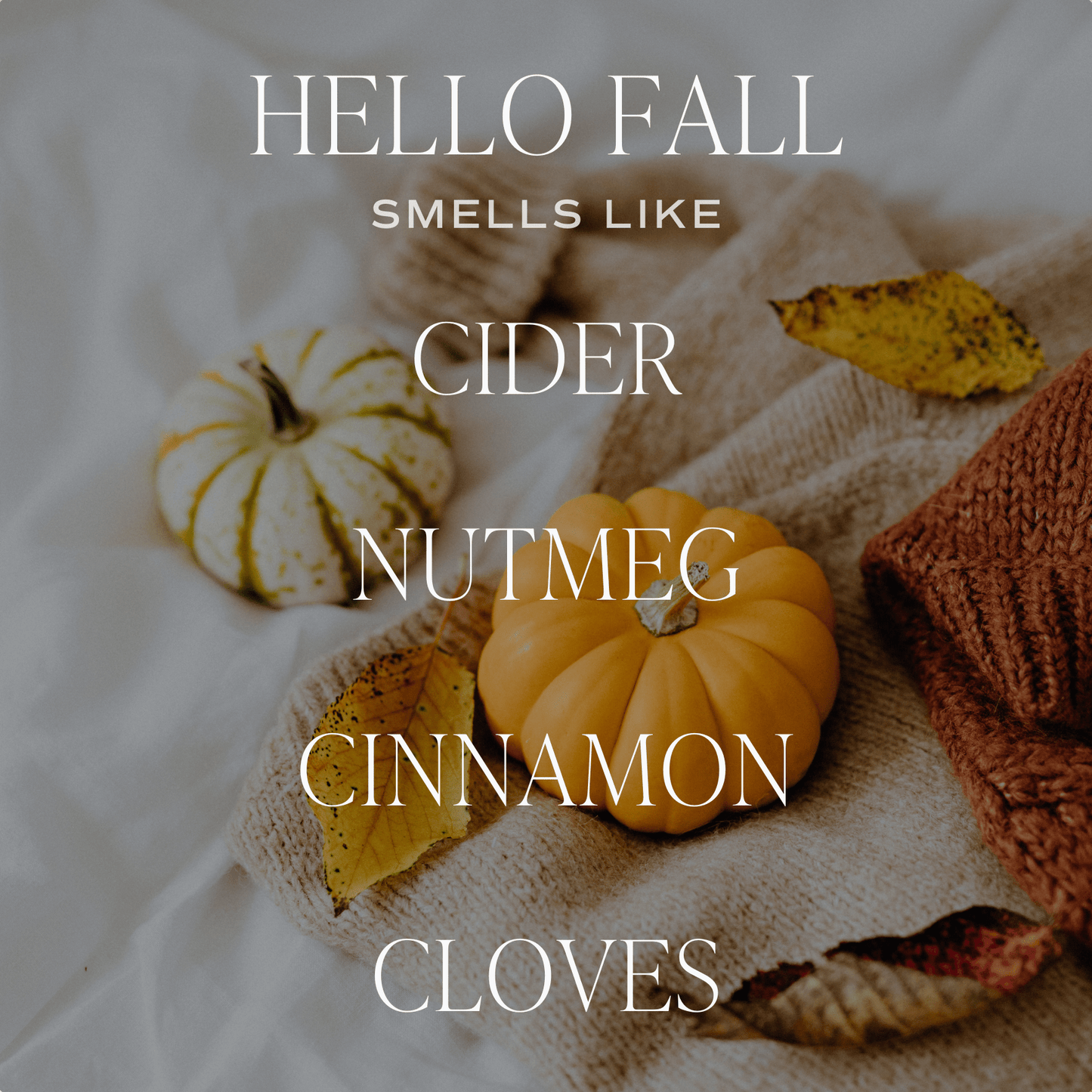 Hello Fall Soy Candle - 20oz Pumpkin Jar